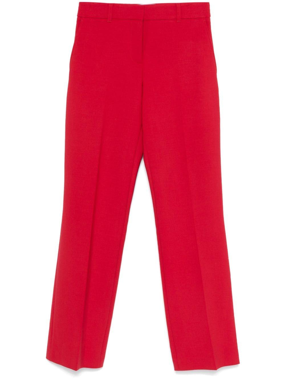Pantaloni slim sartoriali in rosso Casablanca - donna 