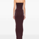 Abito lungo in viola scuro Wolford - donna 
