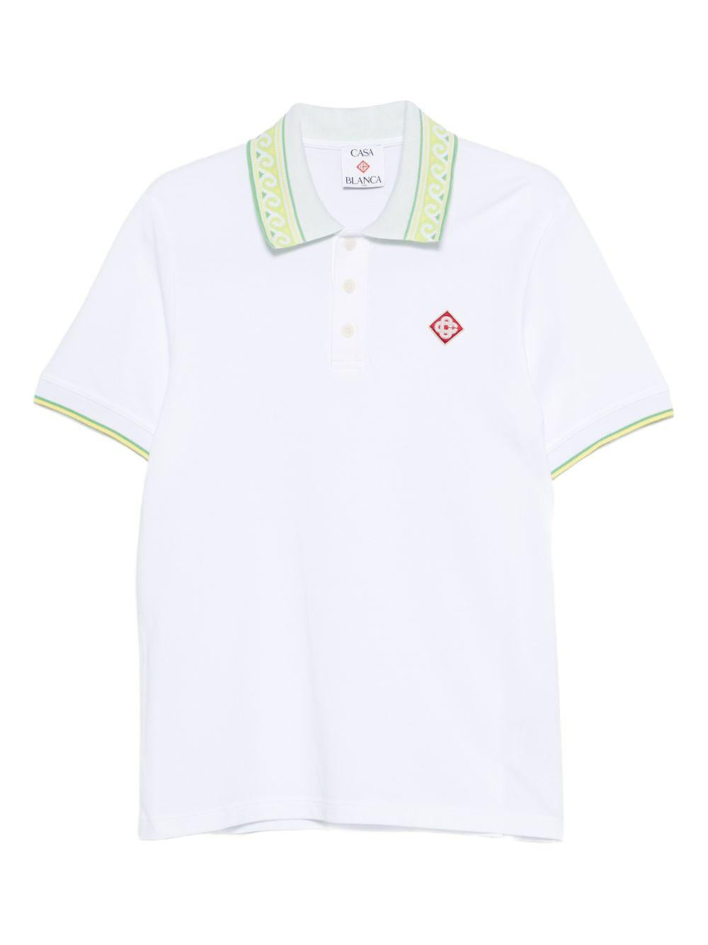 Polo Laurel in bianco Casablanca - uomo 