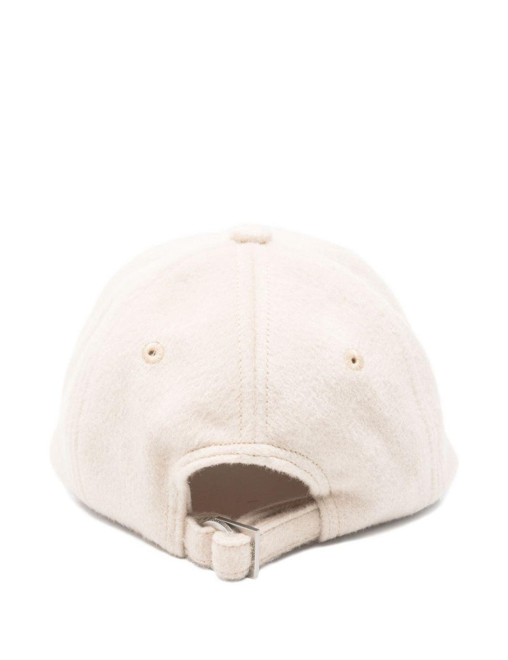 Cappello la casquette cachemiro in beige Jacquemus - unisex 