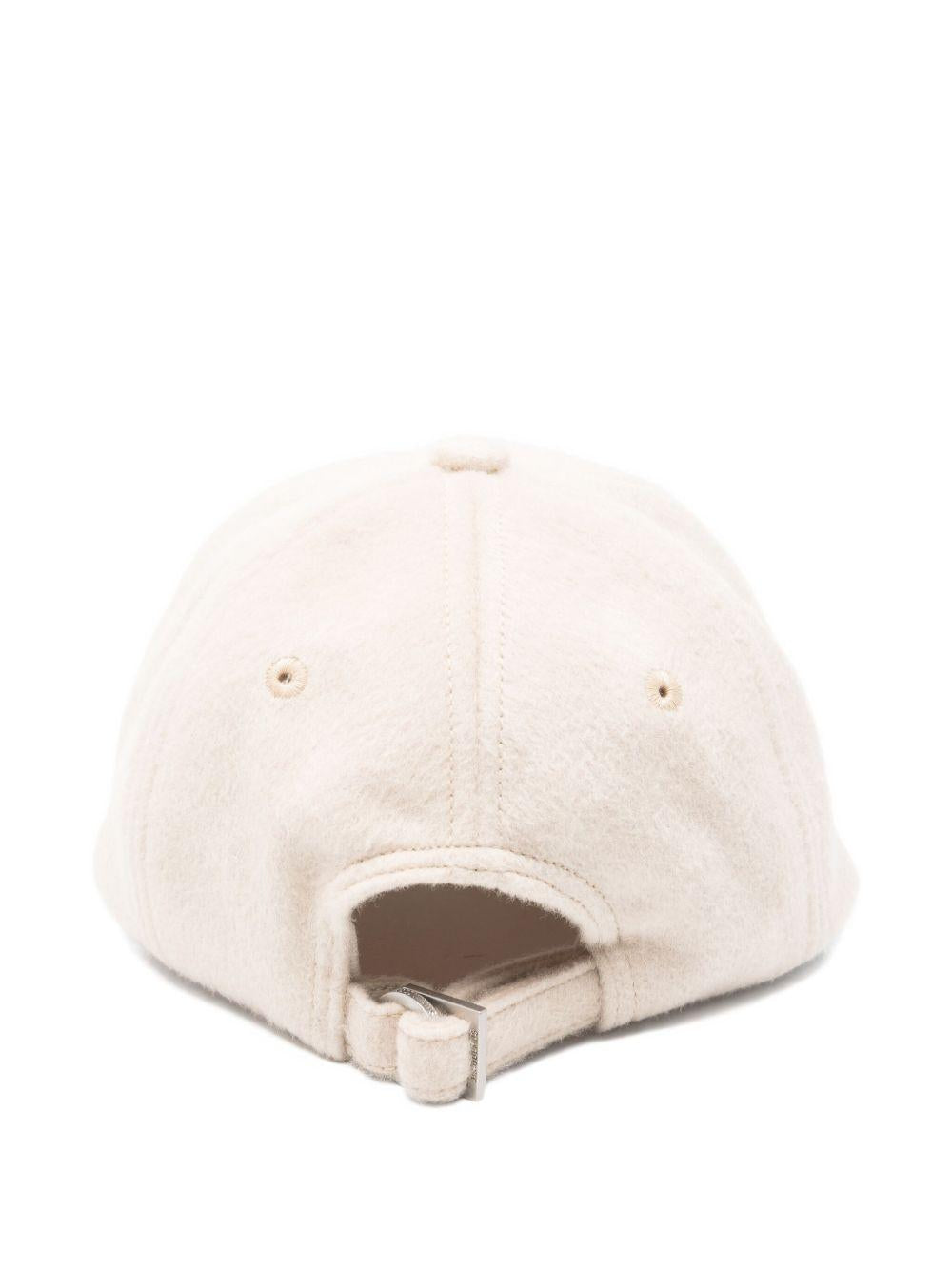 Cappello la casquette cachemiro in beige Jacquemus - unisex 