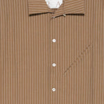 Camicia a righe in marrone Ranra - uomo 