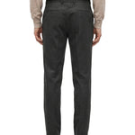 Pantaloni sartoriali in lana grigio antracite 