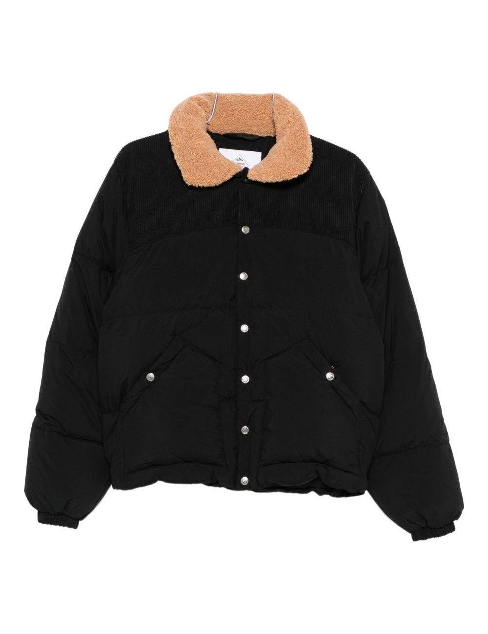 Giacca Fiery con colletto a coste in nero Pyrenex - unisex 