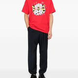 T-shirt con grafica in rosso Kenzo - uomo 