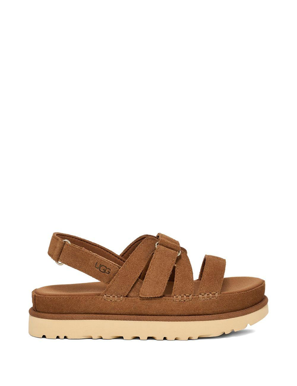Sandali in pelle in marrone Ugg - donna 