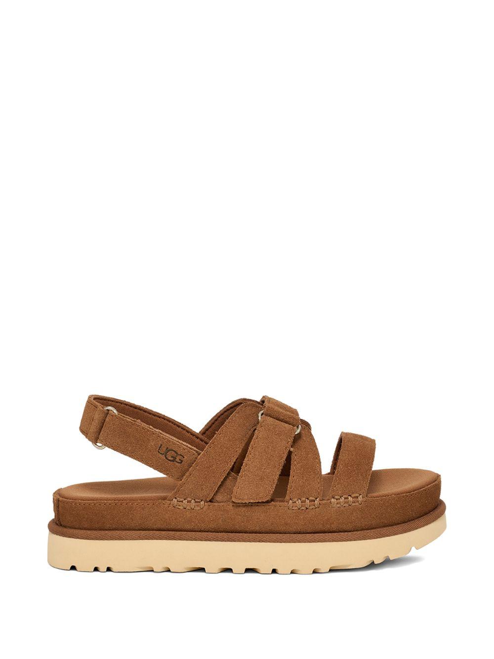Sandali in pelle in marrone Ugg - donna 