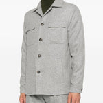 Giacca-camicia con tasche in grigio Eleventy - uomo 