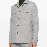 Giacca-camicia con tasche in grigio Eleventy - uomo 