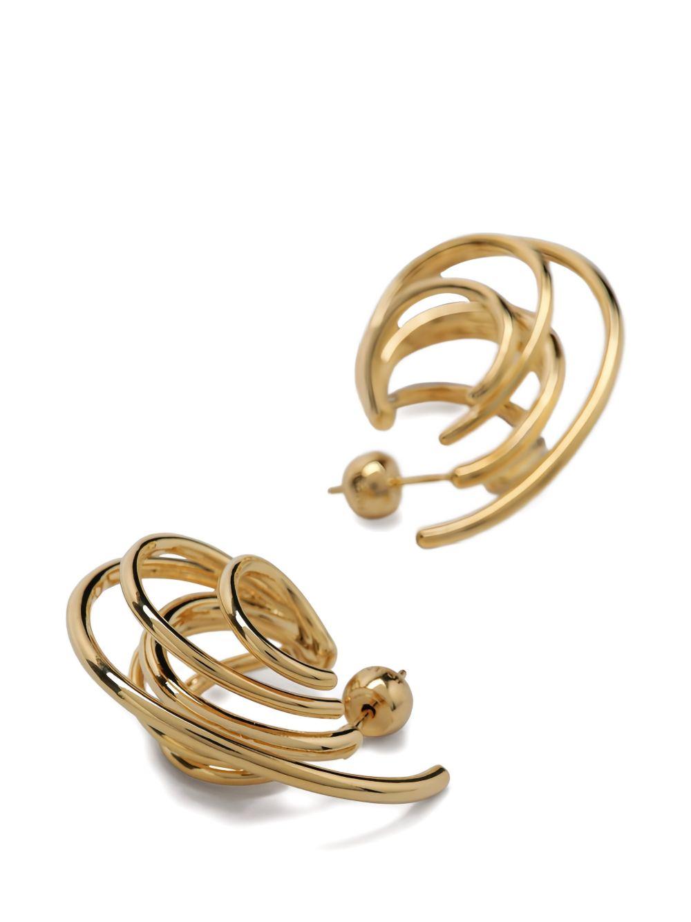 Orecchini Orbit piccoli in oro 