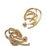 Orecchini Orbit piccoli in oro 