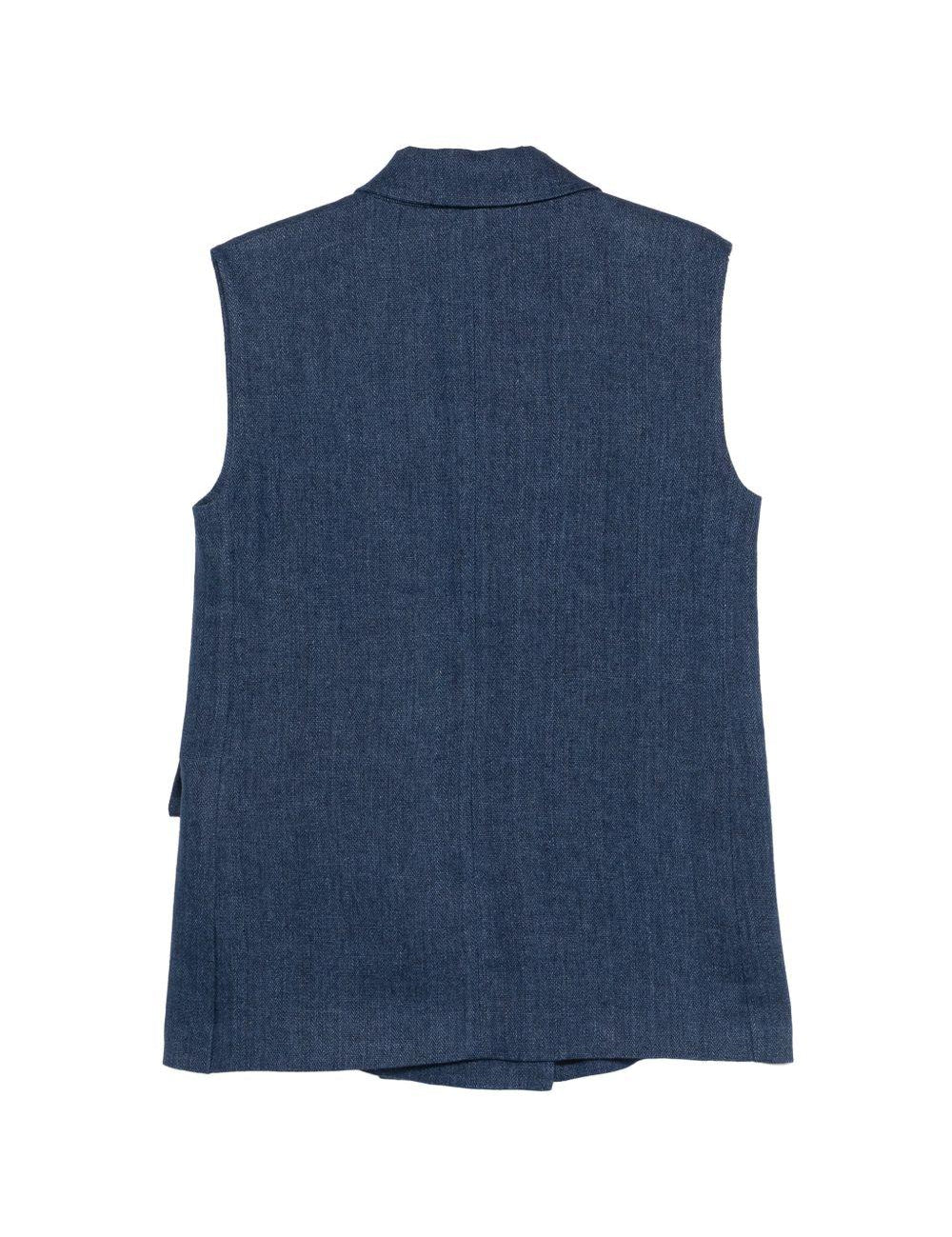 Gilet doppiopetto in blu Antonelli - donna 