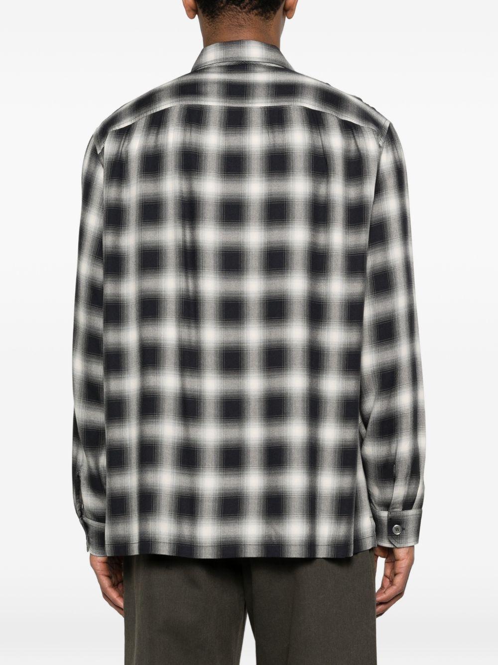 Camicia a quadri  in bianco e nero Our legacy - uomo 