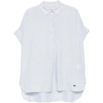 Camicia Verve a righe in azzurro Maxmara weekend - donna 