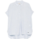 Camicia Verve a righe in azzurro Maxmara weekend - donna 