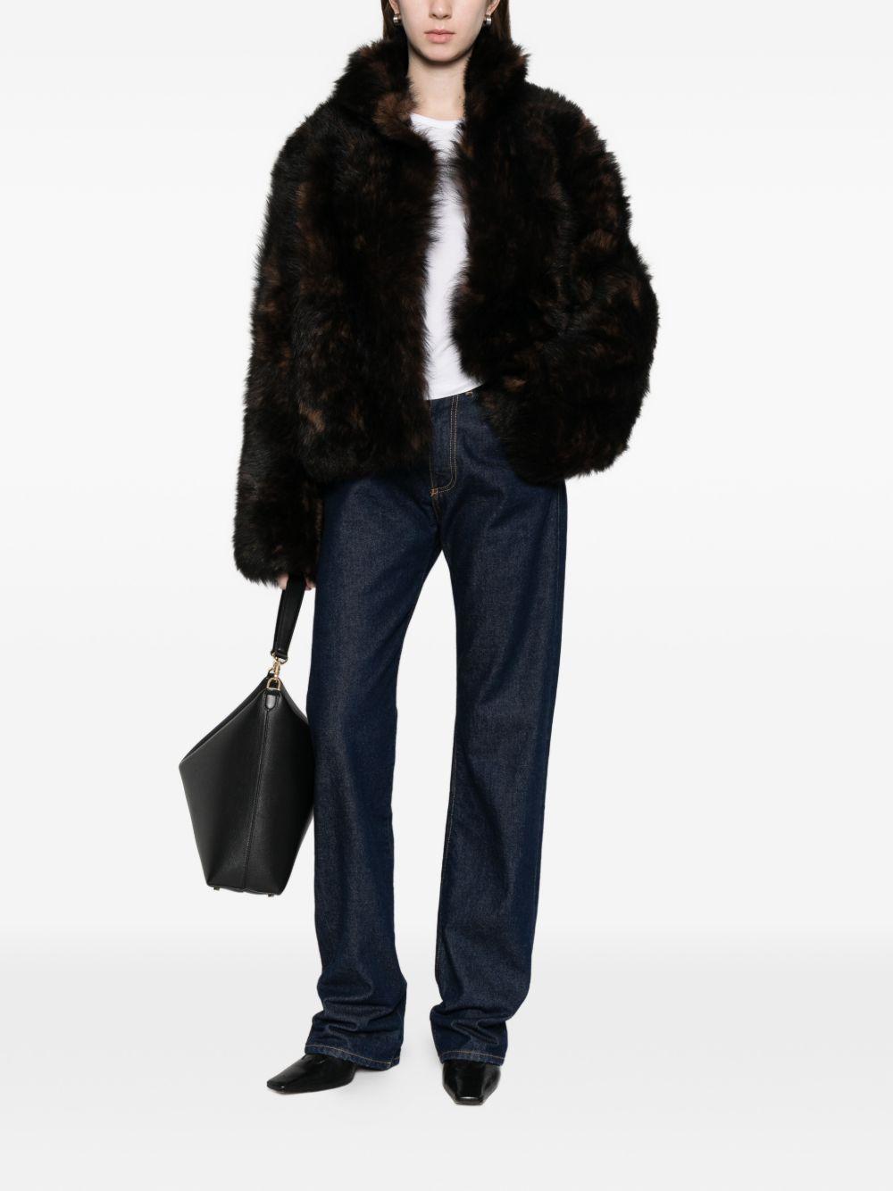 Giacca in shearling in marrone Toteme - donna 