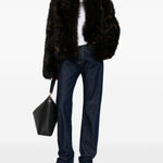 Giacca in shearling in marrone Toteme - donna 
