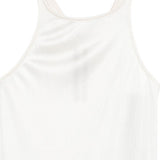 Canotta con scollo olimpionico in bianco Rick owens drkshdw - donna 