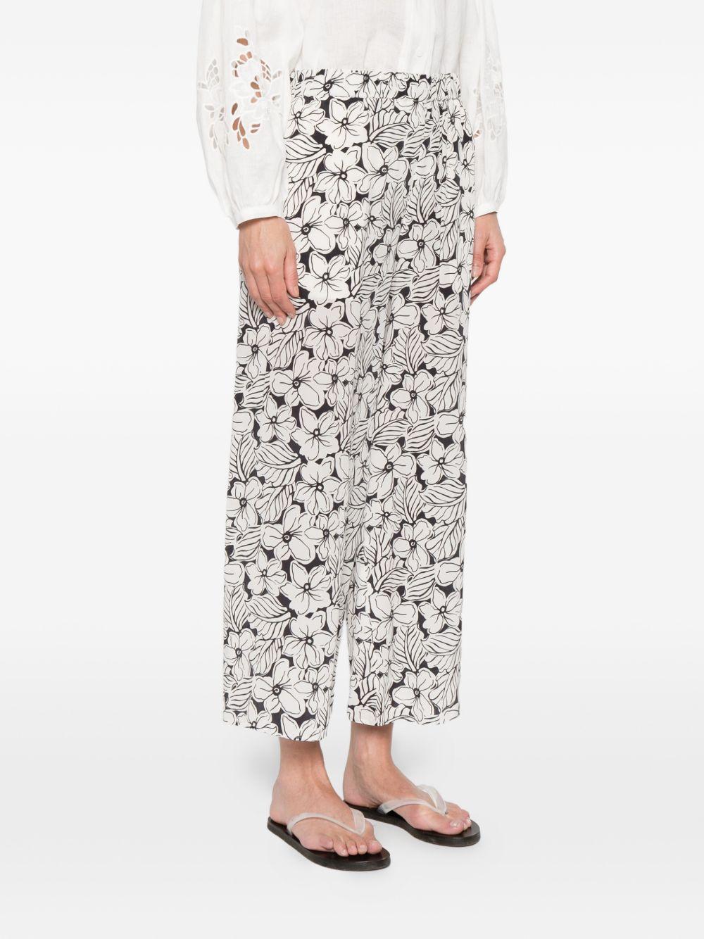 PANTALONI GAMBA AMPIA NIRVANA MULTICOLOR MAXMARA WEEKEND - donna 