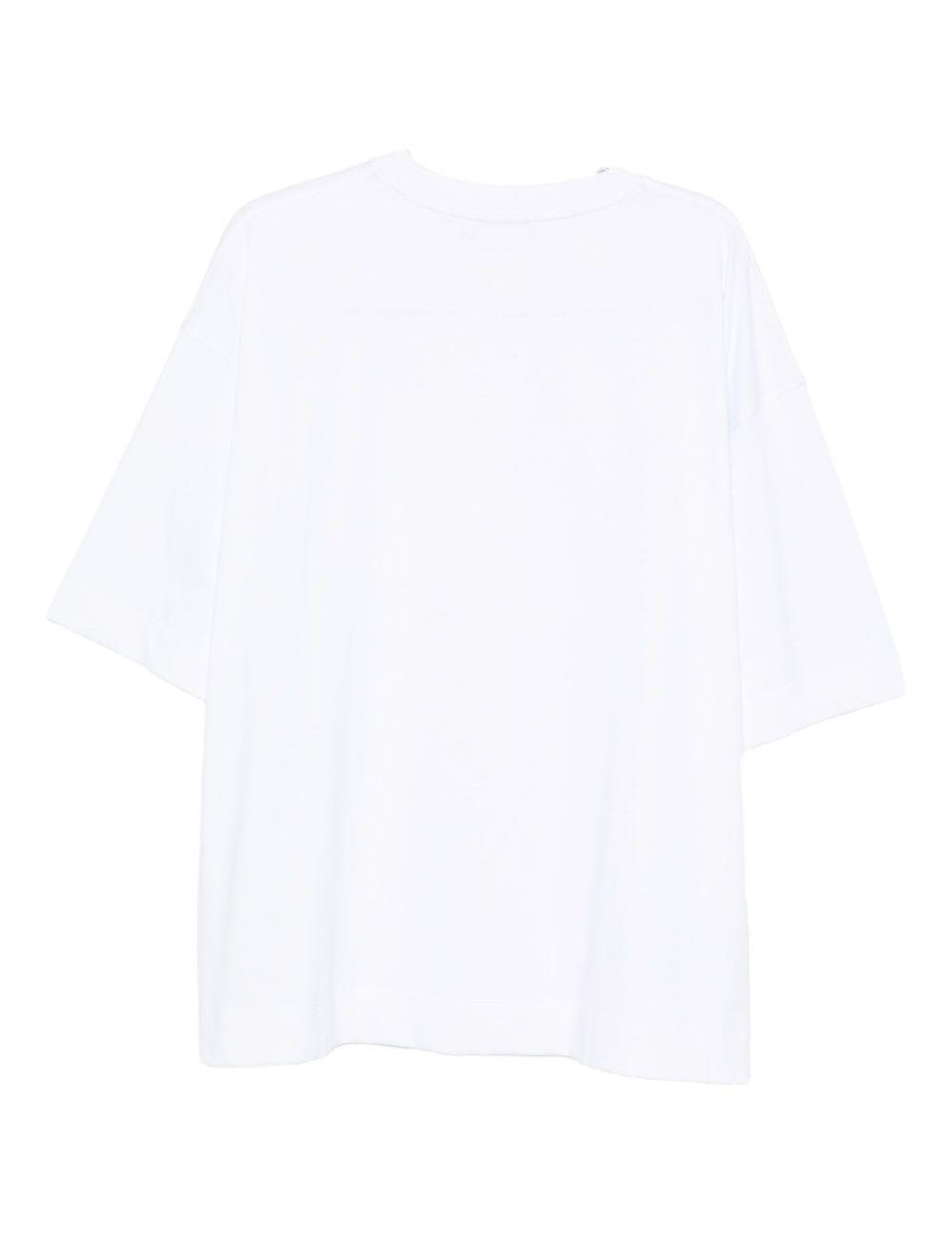 T-shirt a maniche corte hen in bianco Dries van noten - uomo 