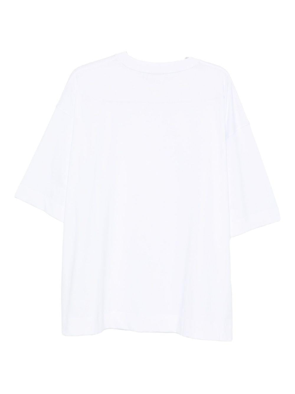 T-shirt a maniche corte hen in bianco Dries van noten - uomo 