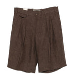 Pantaloncini con dettagli a pieghe in marrone Briglia 1949 - uomo 