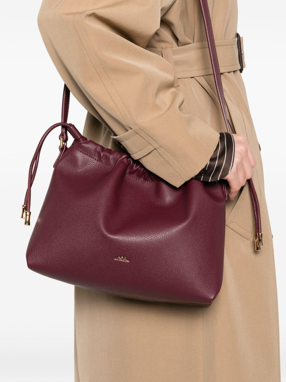 Borsa a tracolla Ninon in bordeaux A.P.C. - donna 