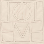 Foulard di seta con monogramma ricamato in beige Toteme - donna 