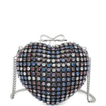 Clutch a cuore in nero Self-Portrait - donna 