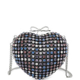 Clutch a cuore in nero Self-Portrait - donna 