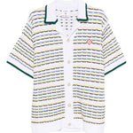 Camicia a righe in bianco Casablanca - uomo 