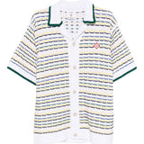 Camicia a righe in bianco Casablanca - uomo 