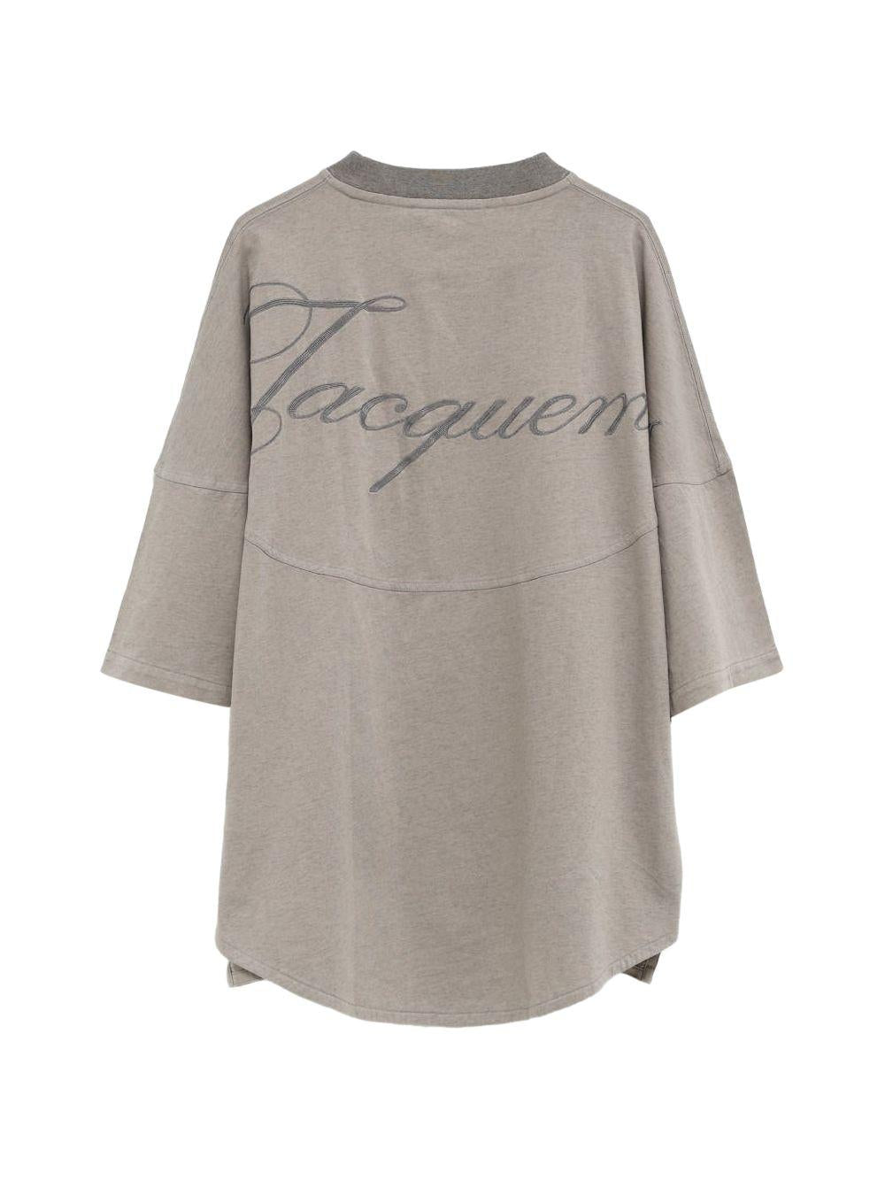 T-shirt a manica corta in grigio Jacquemus - uomo 