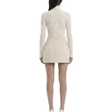 Minigonna new contour in bianco Wardrobe NYC - donna 