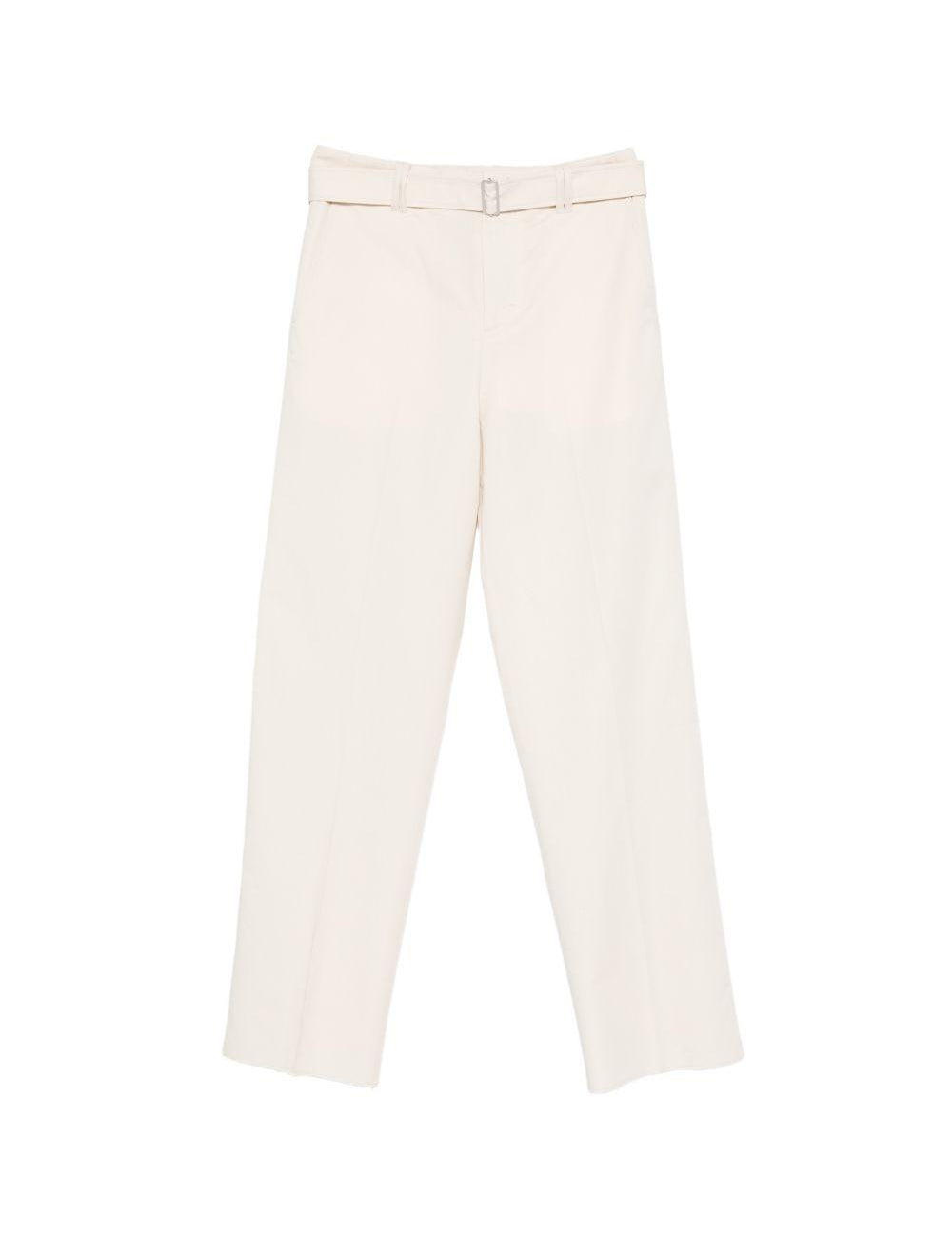 Pantaloni indro in bianco lardini - uomo 