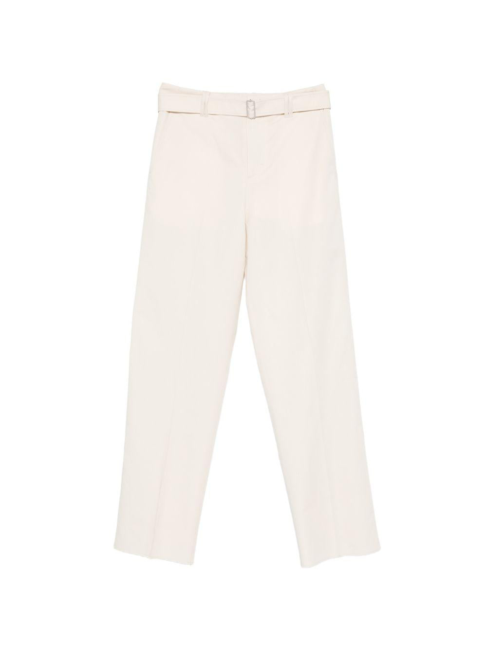 Pantaloni indro in bianco lardini - uomo 