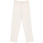 Pantaloni indro in bianco lardini - uomo 