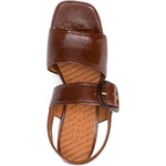 Sandali in pelle lucida con fibbia in marrone Chie mihara - donna 