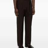 Pantaloni plissé  in marrone Caruso - uomo 