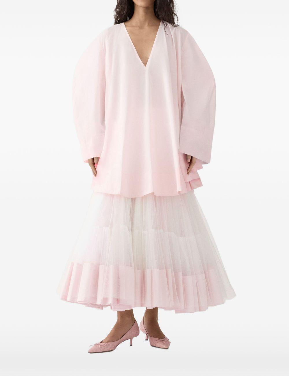 CAMICIA LA ROBE PAYSAN in rosa JACQUEMUS - DONNA 