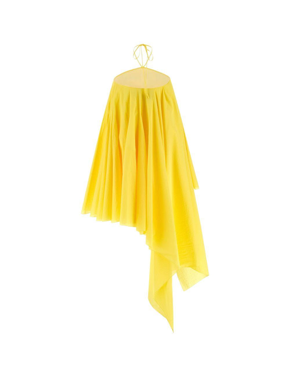 Abito asimmetrico la robe in giallo Jacquemus - donna 