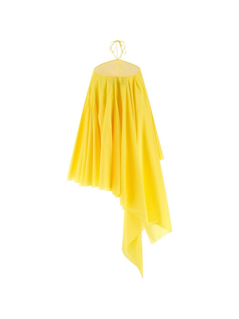 Abito asimmetrico la robe in giallo Jacquemus - donna 