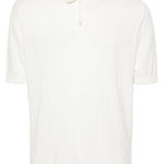 Polo a coste in bianco Eleventy - uomo 