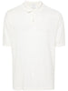 Polo a coste in bianco Eleventy - uomo
