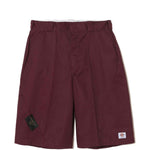 Shorts con logo in bordeaux Undercover - uomo 