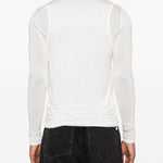 T-shirt a maniche  lunghe Doria in bianco Carrer - uomo 