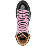 Stivaletti con suola chunky in nero Ganni - donna 