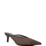 Mules a punta Monili in marrone Brunello cucinelli - donna 