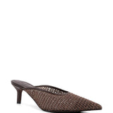 Mules a punta Monili in marrone Brunello cucinelli - donna 