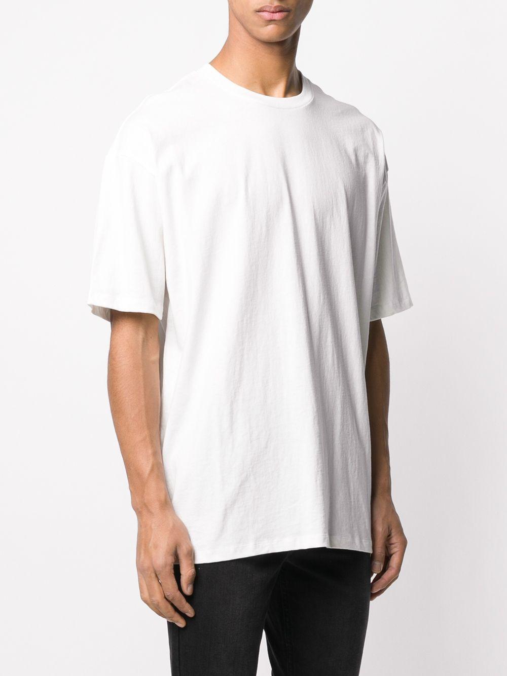 T-shirt oversize Biggie in bianco Ksubi - uomo 